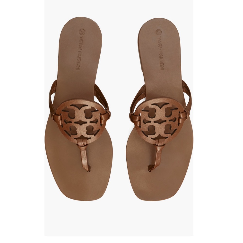 Tory Burch Tan Leather Sandals